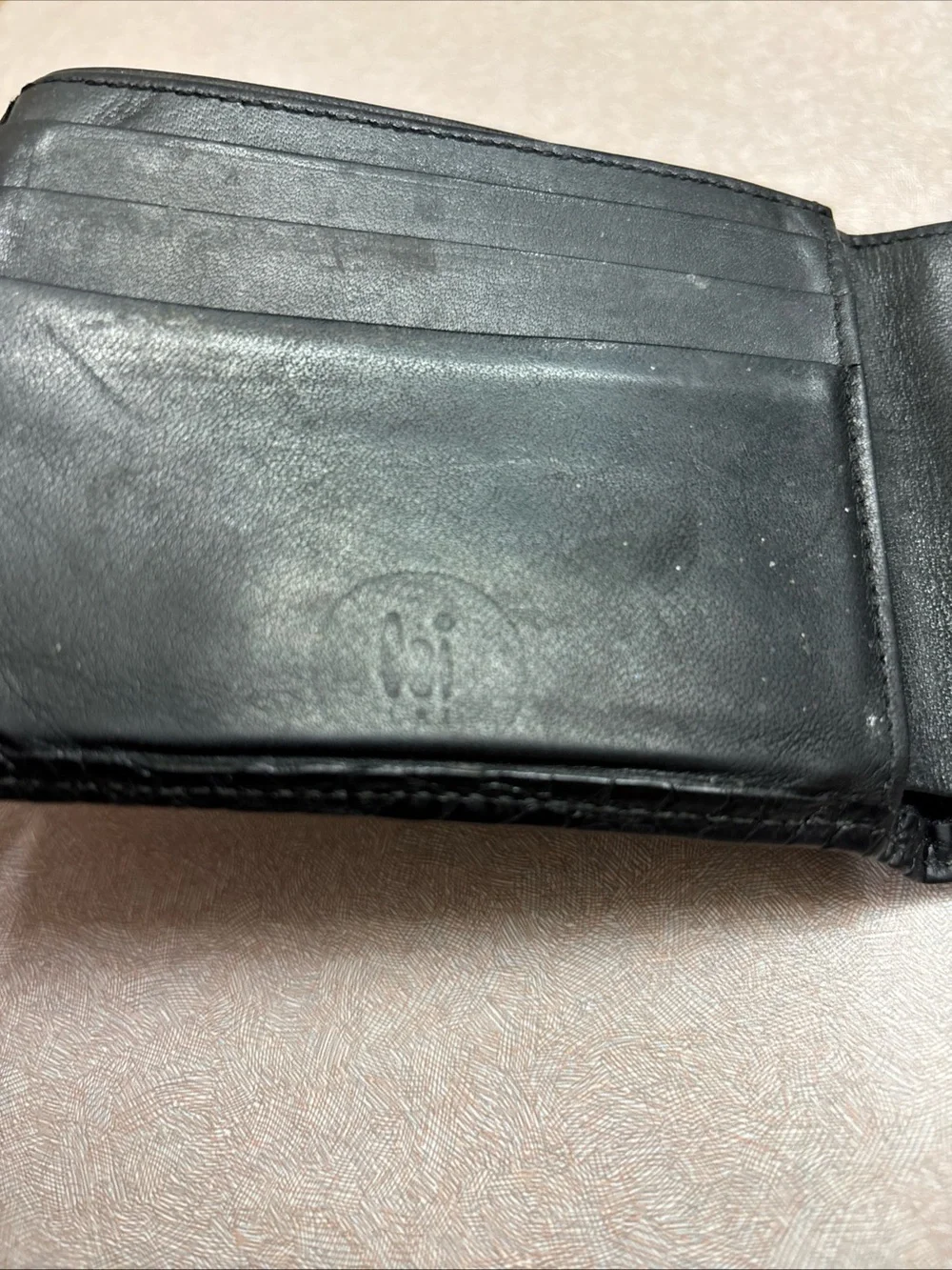 LAI Genuine American Alligator Leather Bi Fold Wallet Billfold Men’s USA Made